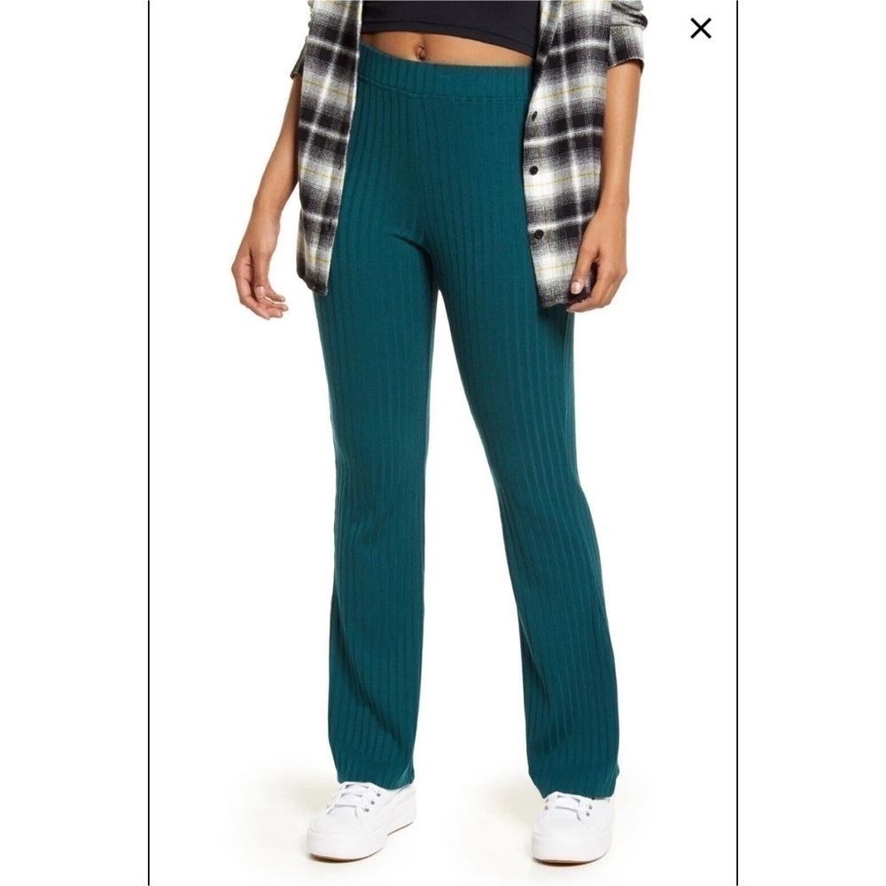 NWT BP. Ribbed Knit Pants Green
